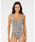 Rip Curl Sunset Jacquard One Piece in BLACK