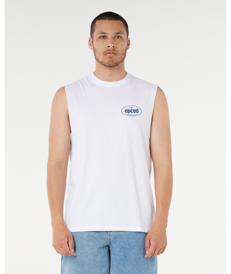 Rip Curl Everyday Muscle in WHITE