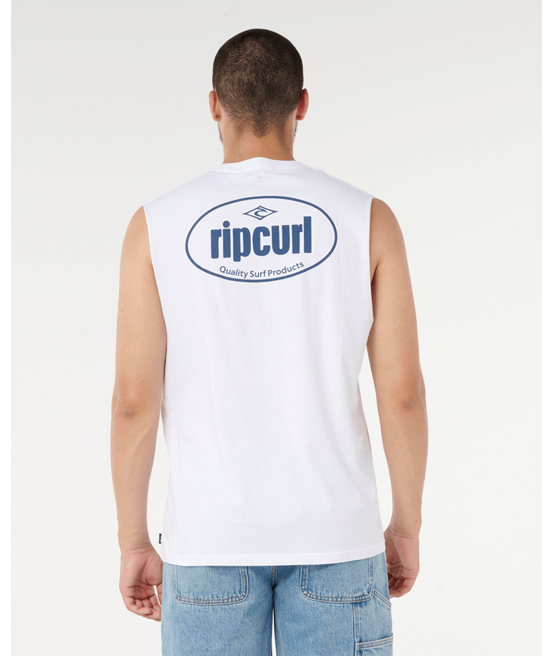 Rip Curl Everyday Muscle in WHITE