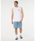 Rip Curl Everyday Muscle in WHITE