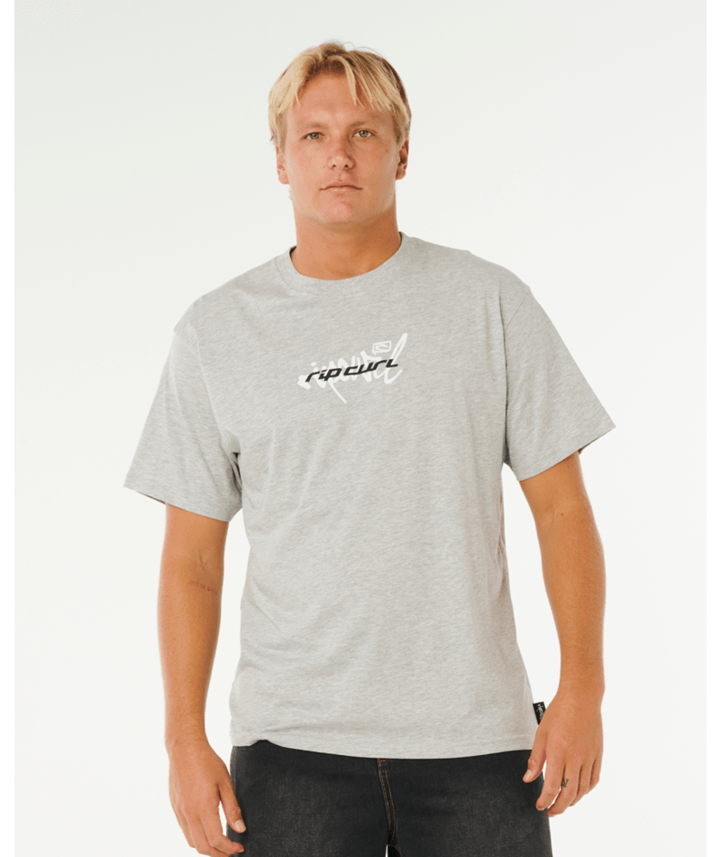 Rip Curl Inner Visions Blast Over Tee in GREY MARLE