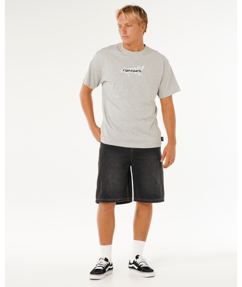 Rip Curl Inner Visions Blast Over Tee in GREY MARLE