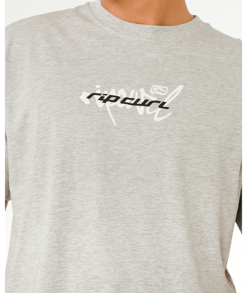 Rip Curl Inner Visions Blast Over Tee in GREY MARLE