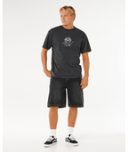 Rip Curl Inner Visions Rotten Sun Tee in WASHED BLACK