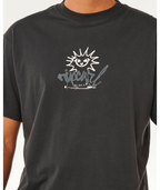 Rip Curl Inner Visions Rotten Sun Tee in WASHED BLACK