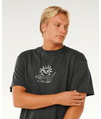 Rip Curl Inner Visions Rotten Sun Tee in WASHED BLACK