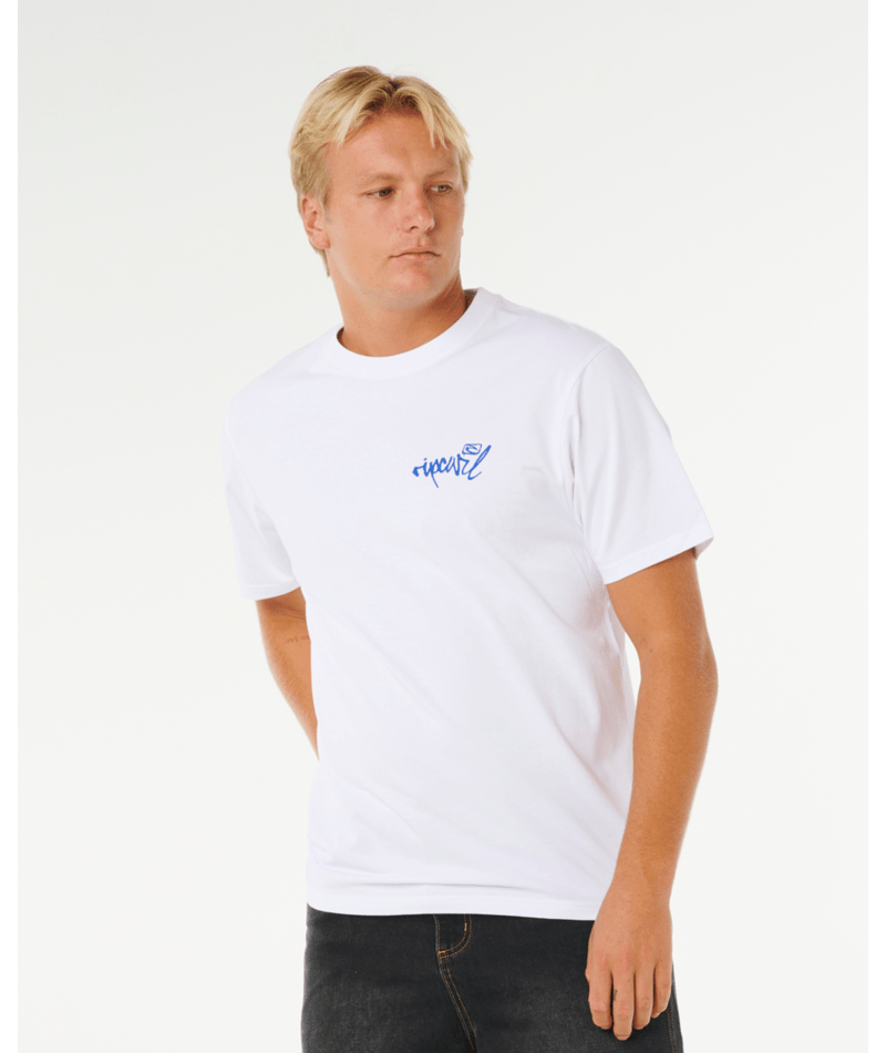 Rip Curl Inner Visions Hack Tee in WHITE