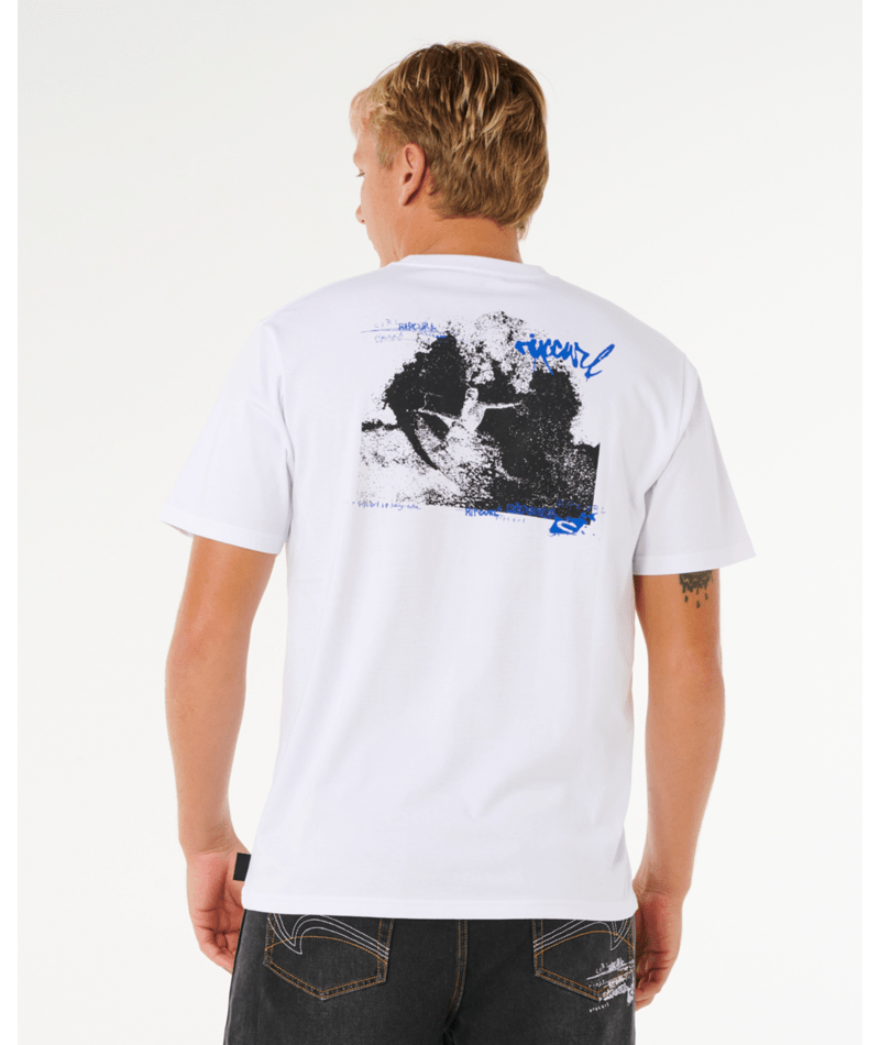 Rip Curl Inner Visions Hack Tee in WHITE