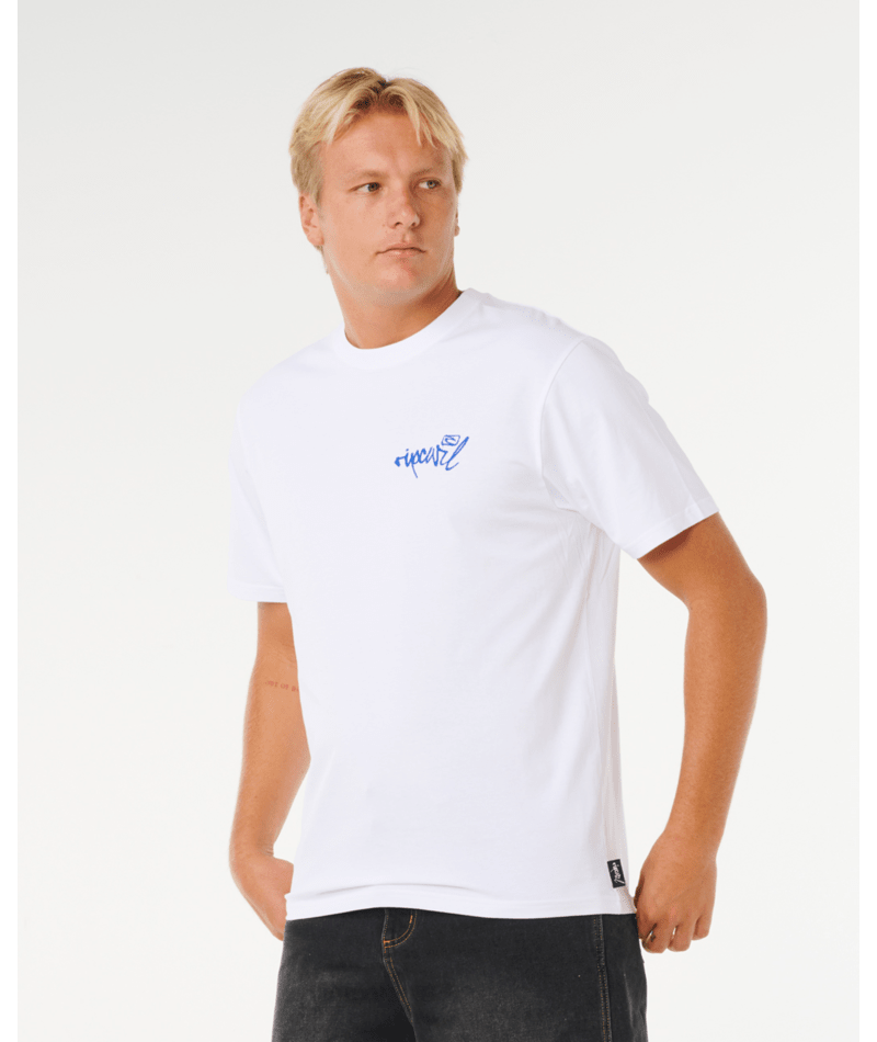 Rip Curl Inner Visions Hack Tee in WHITE