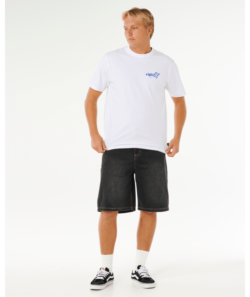 Rip Curl Inner Visions Hack Tee in WHITE