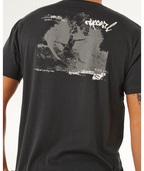 Rip Curl Inner Visions Hack Tee in WASHED BLACK