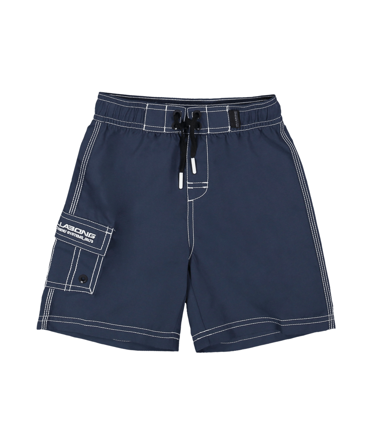 Billabong Boys 2-7 Groms Throw On 13" Boardshorts in Dusty Indigo