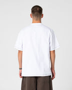 Rusty BUS DOWN SHORT SLEEVE TEE in WHITE