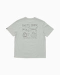 Salty Crew Great White Classic SS Tee - Quarry in QUARRY