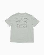 Salty Crew Great White Classic SS Tee - Quarry in QUARRY
