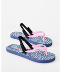 Rip Curl Mixed Bloom Open Toe-Girl in NAVY