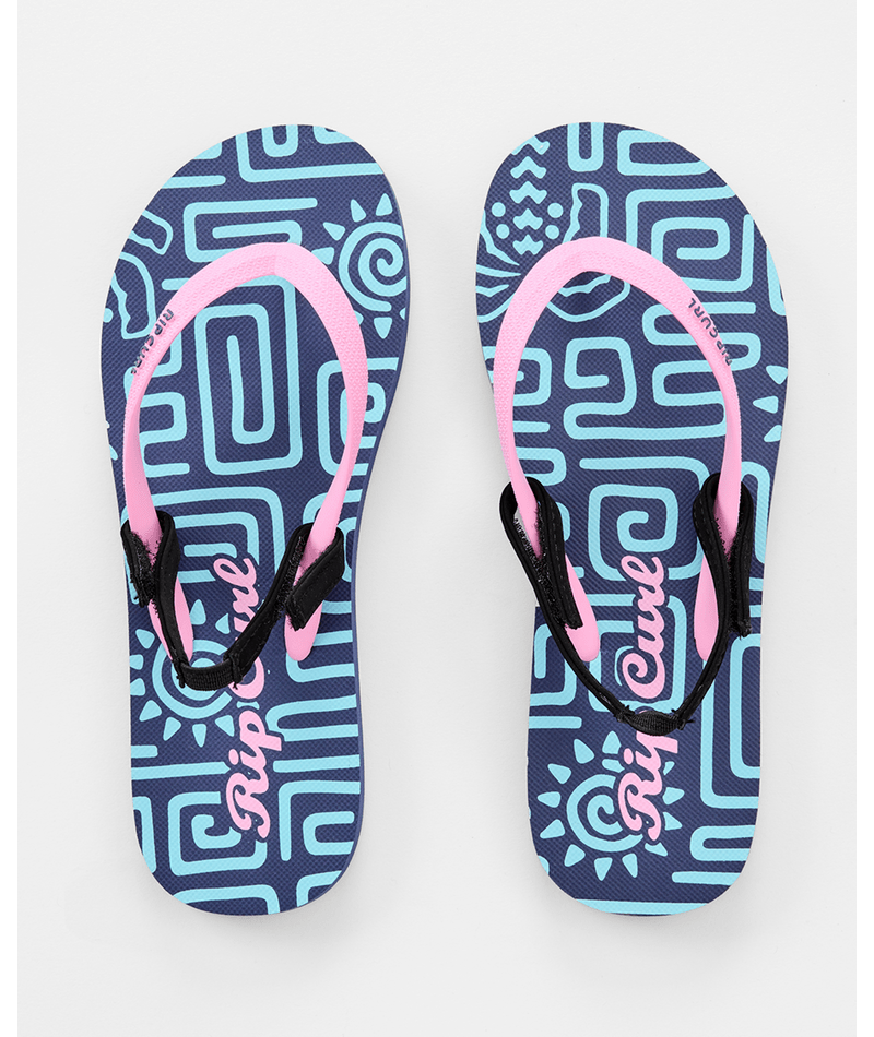 Rip Curl Mixed Bloom Open Toe-Girl in NAVY