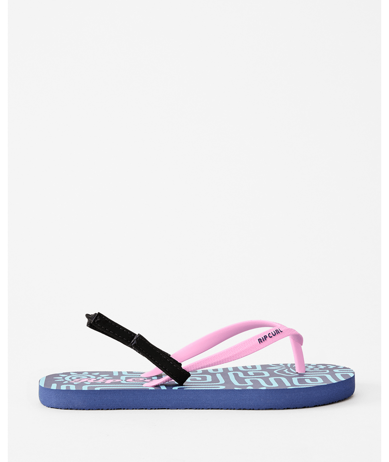 Rip Curl Mixed Bloom Open Toe-Girl in NAVY