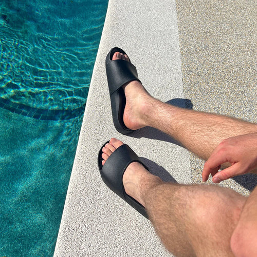 Archies Footwear Arch Support Slides - Classic - Brown in Single