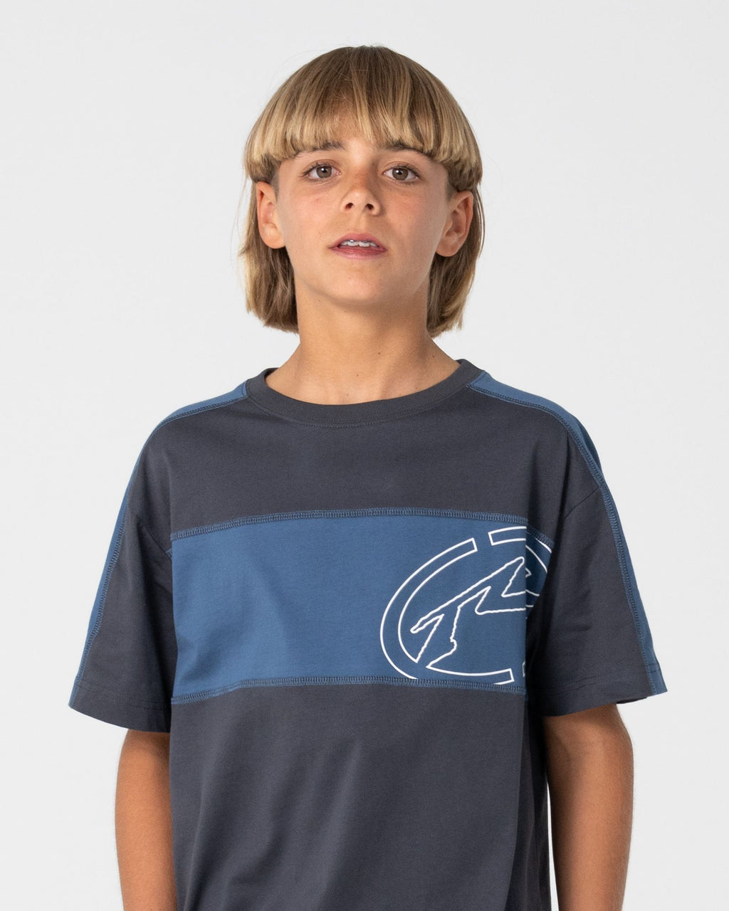 Rusty KILL SWITCH SHORT SLEEVE TEE BOYS in STEEL