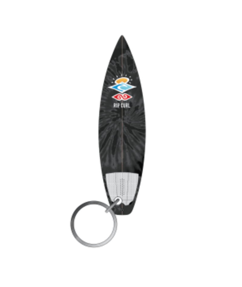 Rip Curl Surfboard Keyring in BLACK/GREY