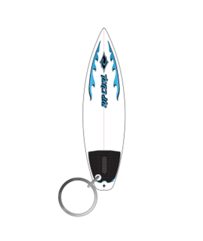 Rip Curl Surfboard Keyring in WHITE/BLUE