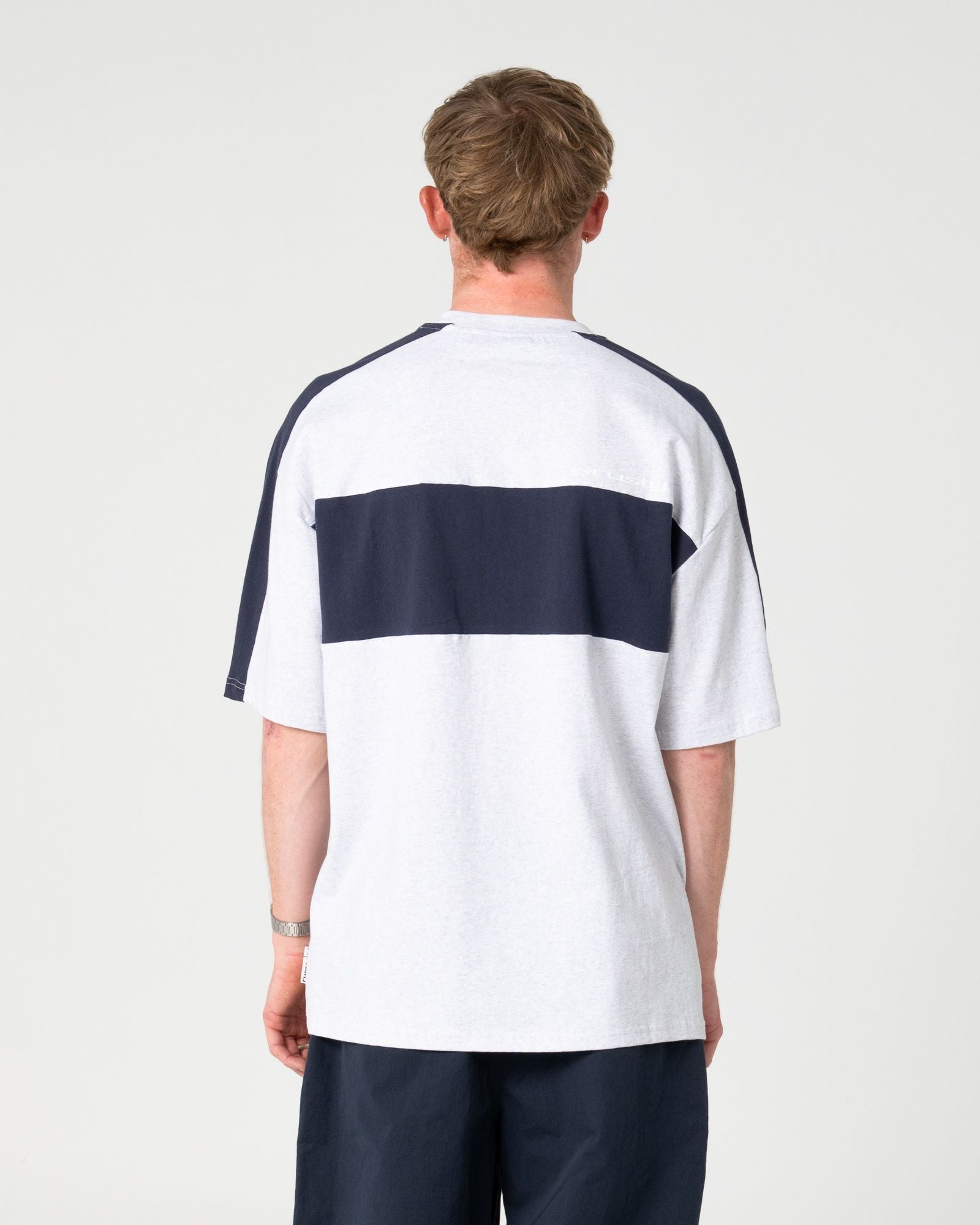 Rusty KILL SWITCH SHORT SLEEVE TEE in ECRU MARLE
