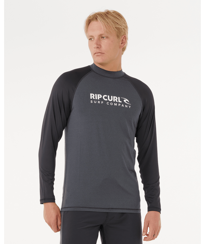 Rip Curl Shock Upf L/S in BLACK MARLE