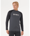 Rip Curl Shock Upf L/S in BLACK MARLE