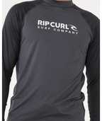 Rip Curl Shock Upf L/S in BLACK MARLE