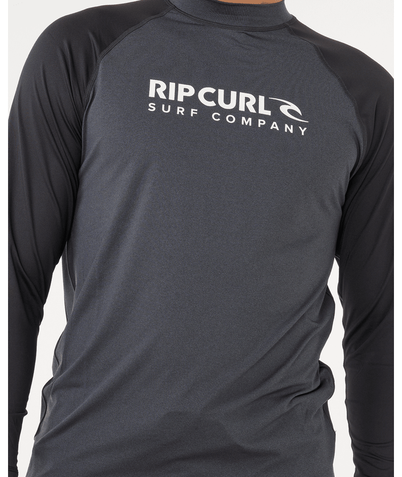 Rip Curl Shock Upf L/S in BLACK MARLE