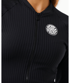 Rip Curl Premium Surf Zip Thru Ls U in BLACK