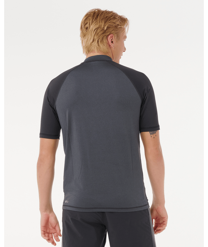 Rip Curl Shock Upf S/S in BLACK MARLE