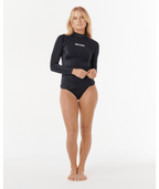 Rip Curl Classic Surf Ls Upf Rashguard in BLACK