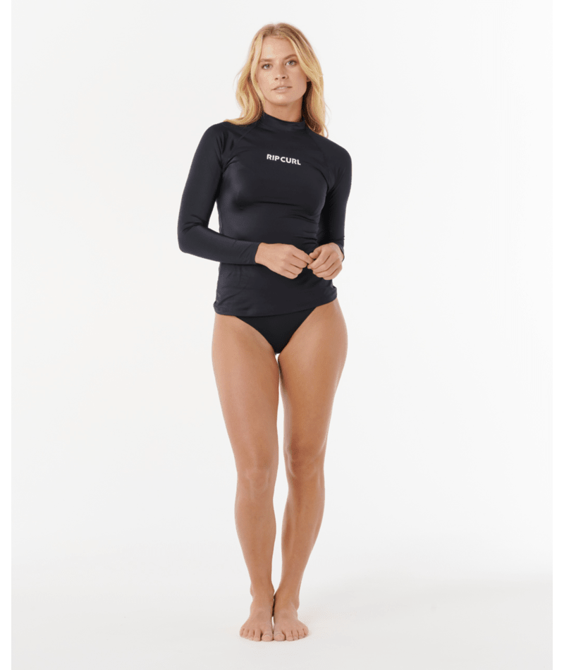 Rip Curl Classic Surf Ls Upf Rashguard in BLACK