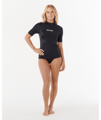 Rip Curl Classic Surf Ss Upf Rashguard in BLACK