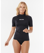 Rip Curl Classic Surf Ss Upf Rashguard in BLACK