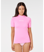 Rip Curl Classic Surf Ss Upf Rashguard in LIGHT PINK