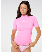 Rip Curl Classic Surf Ss Upf Rashguard in LIGHT PINK