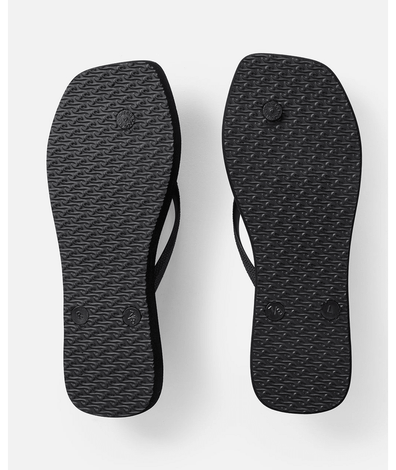 Rip Curl Square Toe Bloom Open Toe in Black
