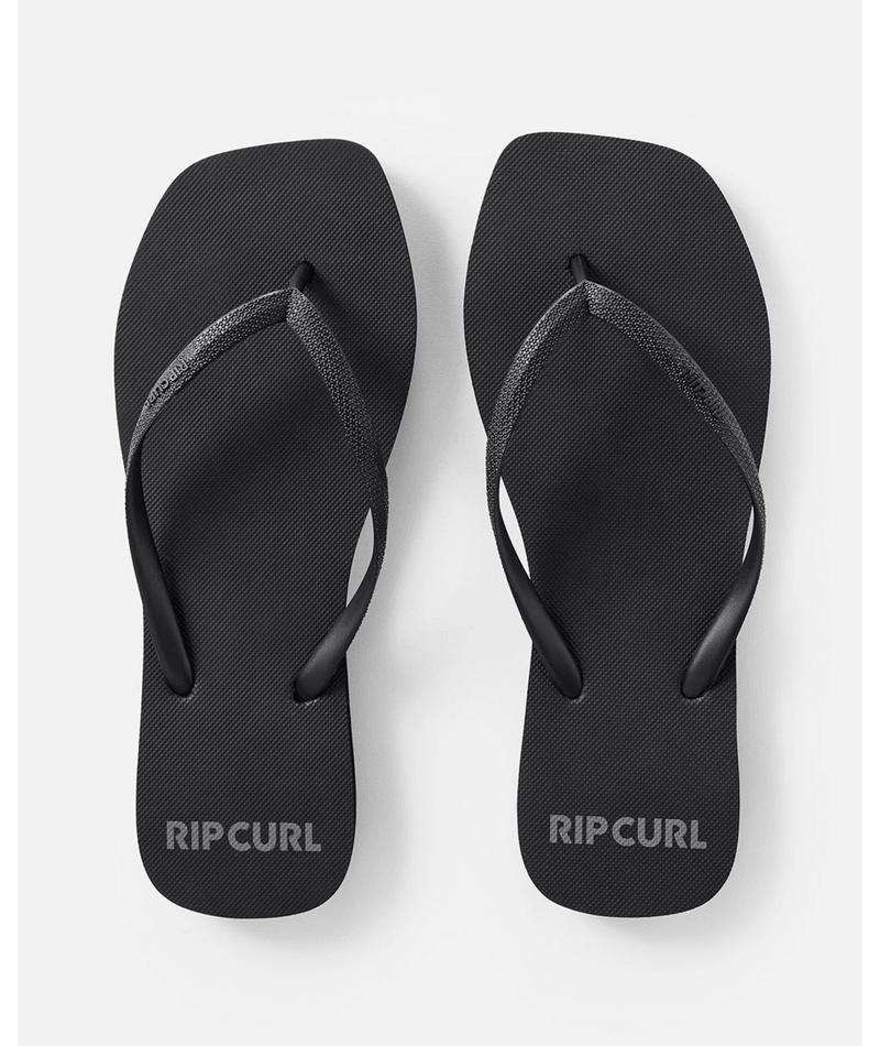 Rip Curl Square Toe Bloom Open Toe in Black