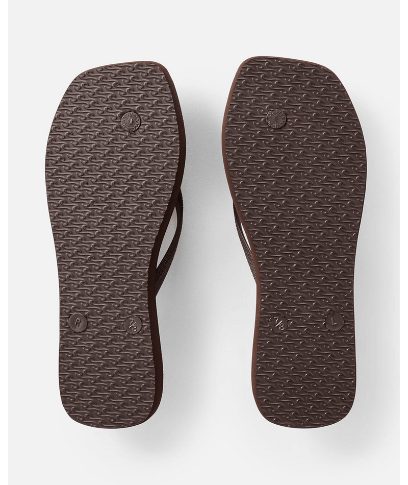 Rip Curl Square Toe Bloom Open Toe in Chocolate