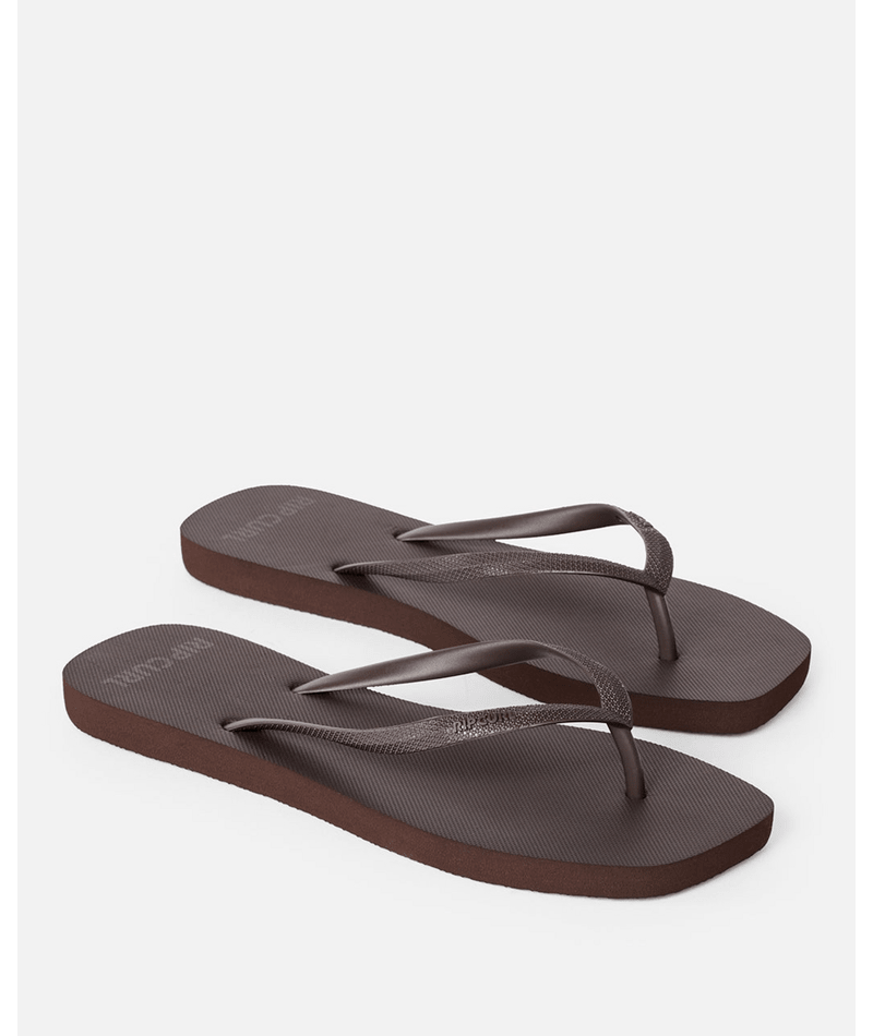 Rip Curl Square Toe Bloom Open Toe in Chocolate