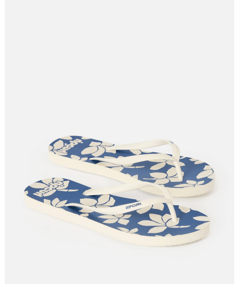 Rip Curl Mixed Bloom Open Toe in Blue/Off White