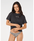 Rip Curl Sunset Luau Ss Surf Lite in WASHED BLACK