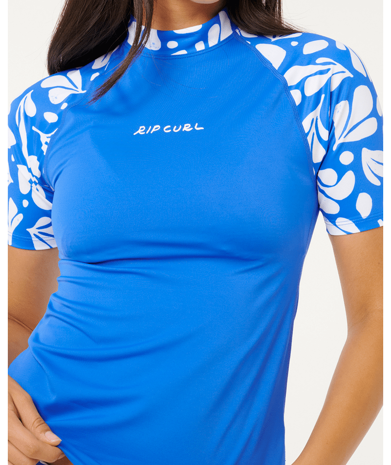 Rip Curl Surf Dreams Ss Upf Top in BLUE