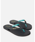 Rip Curl Desto Bloom Open Toe in BLACK/GREEN