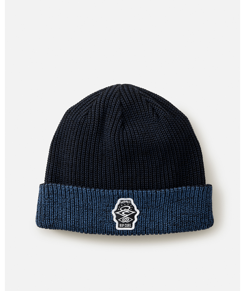 Rip Curl Icons Reg Beanie in BLACK/NAVY