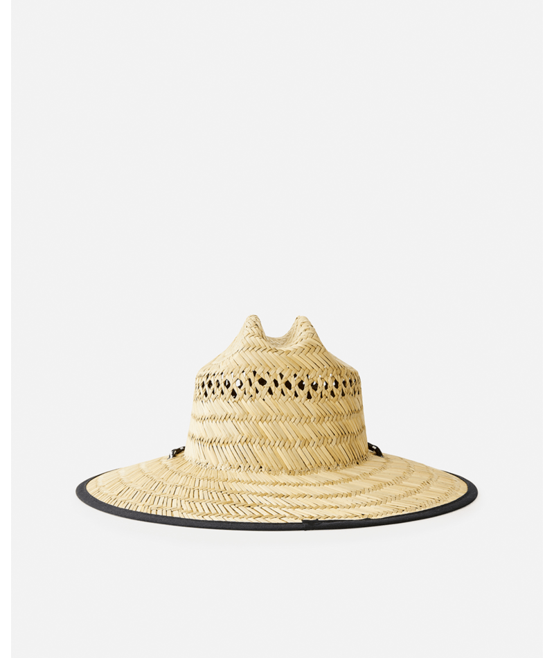 Rip Curl Logo Straw Hat - Boy in NATURAL