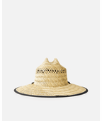 Rip Curl Logo Straw Hat - Boy in NATURAL